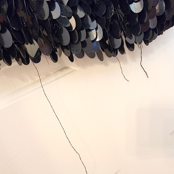 Sparkly Black Boho Sequin Shoulder Purse - Picture 3 of 4